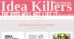 Desktop Screenshot of ideakillers.net